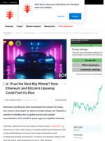 Is 1Fuel the Next Big Winner? How Ethereum and Bitcoin’s Upswing Could Fuel It’s Rise - NullTX