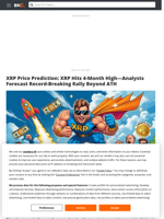 XRP Price Prediction: XRP Hits 4-Month High—Analysts Forecast Record-Breaking Rally Beyond ATH - Brave New Coin