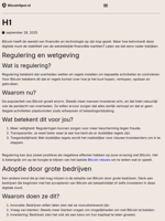 Bitcoin’s impact op wereldwijde financiële stabiliteit