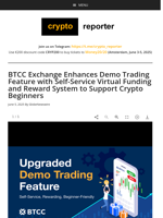 BTCC Exchange Enhances Demo Trading Feature with Self-Service Virtual Funding and Reward System to Support Crypto Beginners