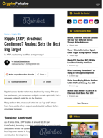 Ripple (XRP) Breakout Confirmed? Analyst Sets the Next Big Target