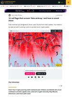 10 Red Flags of a Fake Crypto Airdrop (And How to Avoid Them)