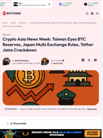 Crypto Asia News: The Biggest Headline This Past Week