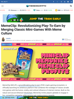 MemeClip: Revolutionizing Play-To-Earn by Merging Classic Mini-Games With Meme Culture