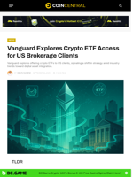 Vanguard Explores Crypto ETF Access for US Brokerage Clients