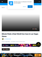 Bitcoin Finds A Real-World Use Case In Las Vegas Stores | Bitcoinist.com