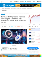Ruvi AI (RUVI) Gains Holders and Edges Closer to a $1 Valuation While ADA Stalls at $0.75