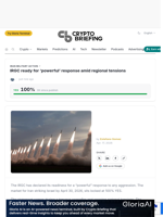 IRGC ready for 'powerful' response amid regional tensions