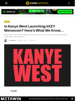 Is Kanye West Launching $XZY Memecoin? Here's What We Know... - CoinCentral