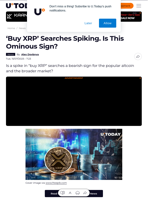 ‘Buy XRP’ Searches Spiking. Is This Ominous Sign?