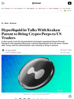Hyperliquid in Talks With Kraken Parent to Bring Crypto Perps to US Traders - Decrypt