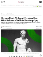 Hermes Ends AI Agent Terminal Era With Release of Official Desktop App - Decrypt
