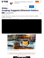 Shiba Inu (SHIB) Price Is Not Done Surging, Suggests Ethereum Pattern