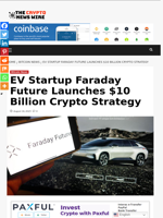 EV Startup Faraday Future Launches $10 Billion Crypto Strategy - The Crypto News Wire