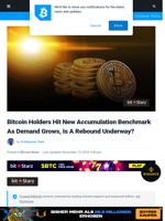 Bitcoin Holders Hit New Accumulation Benchmark As Demand Grows, Is A Rebound Underway? | Bitcoinist.com