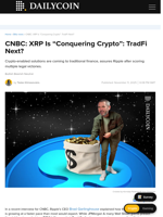 CNBC: XRP Is “Conquering Crypto”: TradFi Next? - DailyCoin