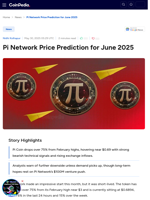 Pi Network Price Prediction for June 2025