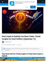 Live Next Crypto to Explode Updates: First Doge ETF in the US Trades $6M in One Hour, Bitcoin Is Less Volatile than Nasdaq, and More...