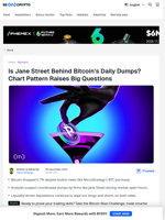 Why Jane Street Is Being Blamed for Bitcoin’s Decline