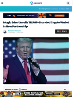 Magic Eden Unveils TRUMP-Branded Crypto Wallet In New Partnership