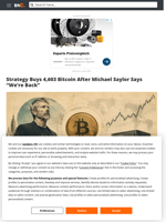 Strategy Buys 4,603 Bitcoin After Michael Saylor Says “We’re Back”