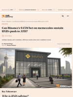 Can Binance’s $45M bet on memecoins sustain BNB’s push to ATH? - AMBCrypto