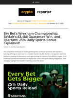 Insights On Sky Bet Championship, Betfair £3,486 Acca Win, & Spartans 25% Bonus