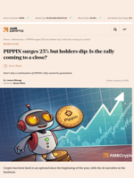 PIPPIN surges 25% but holders dip: Is the rally coming to a close? - AMBCrypto