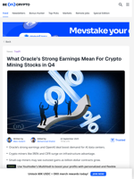 Oracle’s Record Earnings Could Skyrocket Crypto Mining Stocks