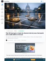 The SEC just gave crypto its clearest win in years, but much of it could still be reversed