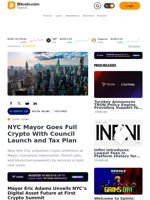 NYC Mayor Goes Full Crypto With Council Launch and Tax Plan – Featured Bitcoin News