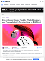 Is Bitcoin Price Headed Under $105,000?