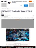 XRP to $99? Top Trader Doesn't Think So