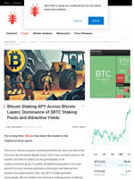 Bitcoin Staking APY Across Bitcoin Layers: Dominance of $BTC Staking Pools and Attractive Yields - NullTX