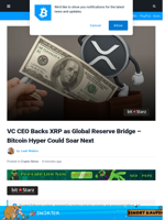 XRP to Replace the US Dollar? Wild Prediction Could Hype Bitcoin Hyper