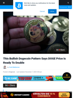 This Bullish Dogecoin Pattern Says DOGE Price Is Ready To Double | Bitcoinist.com