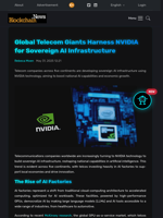 Global Telecom Giants Harness NVIDIA for Sovereign AI Infrastructure - Blockchain.News