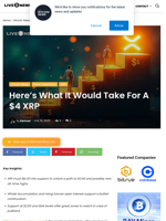 Here's What It Would Take For A $4 XRP | Live Bitcoin News