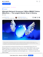 Midnight Network Surpasses 1 Billion $NIGHT Claims Milestone
