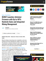BiXBiT Launches Antminer Firmware with Up to 40% Hashrate Gains and Integrated Mining Management