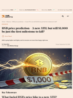 BNB price prediction - A new ATH, but will $1,000 be just the first milestone to fall? - AMBCrypto