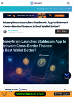 MoneyGram Launches Stablecoin App to Reinvent Cross-Border Finance: Is Best Wallet Better?