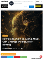 How Blockchain Securing A$2B Can Change the Future of Betting | Live Bitcoin News