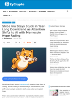 Shiba Inu Stays Stuck in Year-Long Downtrend as Attention Shifts to AI with Memecoin Hype Fading ⋆ ZyCrypto