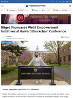 Bitget Showcases Web3 Empowerment Initiatives at Harvard Blockchain Conference - TheNewsCrypto