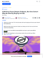 XLM Price Faces Pullback Risk, but Accumulation Hints at Bounce