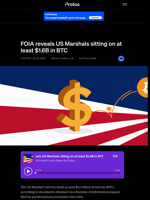 FOIA reveals US Marshals sitting on at least $1.6B in BTC