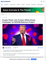 Which Crypto Kingpins Joined Trump's White House Ball