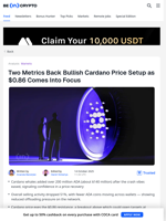 Cardano Price Rally in Sight? 2 Metrics Signal Opportunity