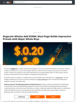 Dogecoin Whales Add $338M as $0.2 Price Nears: What This Means for Maxi Doge's Explosive Presale